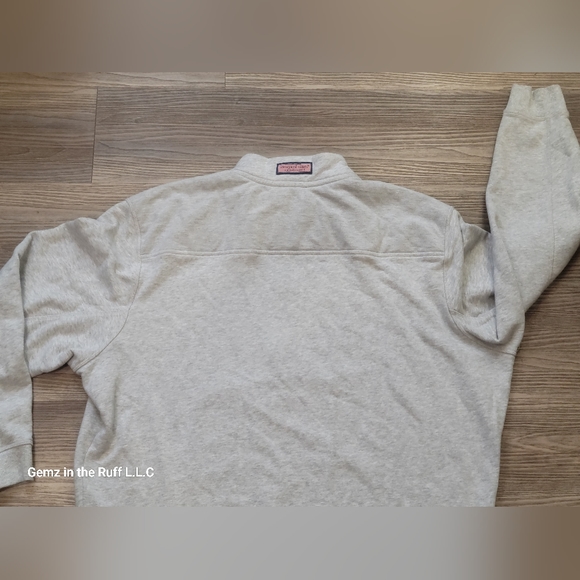 Vineyard Vines Martha's Vineyard Embroidered KC Royals👑 Logo Pullover 1/4Zip-Up - Picture 16 of 16